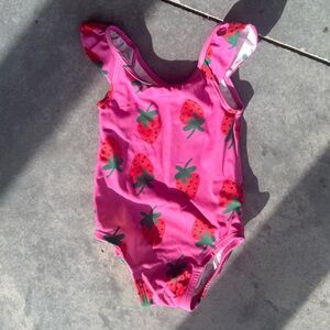 Hanna Andersson Strawberry One-Piece Swimsuit